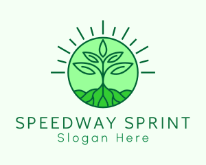 Farming Plant Cultivation logo design