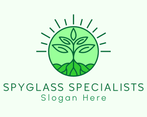 Farming Plant Cultivation logo design