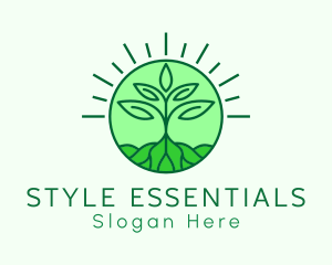 Farming Plant Cultivation logo design