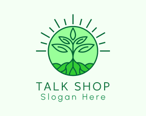 Farming Plant Cultivation logo design