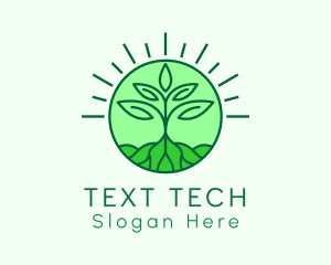 Farming Plant Cultivation logo design