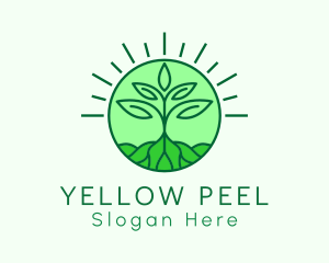 Farming Plant Cultivation logo design