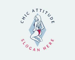 Sexy Bikini Woman logo