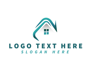 Roofing House Builder Logo