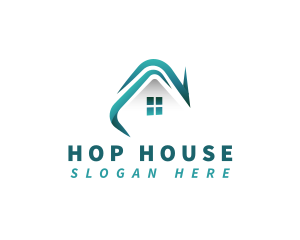 Roofing House Builder logo design