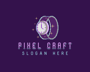 Watch Pixel Gadget logo design