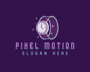 Watch Pixel Gadget logo design