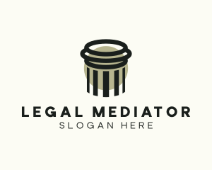 Legal Column Pillar logo design