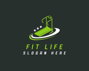 Fitness Gym Treadmill logo