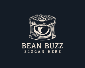 Organic Coffee Bean Sack  logo