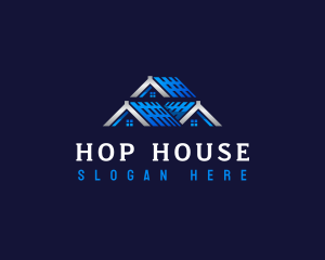 House Roofing Realtor logo design