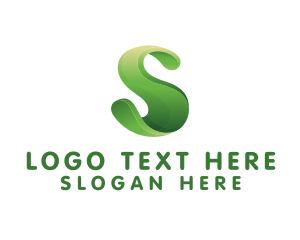 Eco Organic Letter S logo