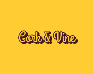 Funky Cursive Brand logo design