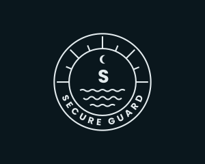 Nautical Wave Moon logo
