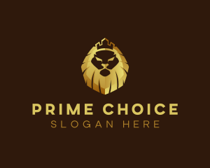 Lion King Crown Finance logo design