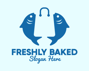 Fish Market Bag  logo design