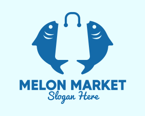 Fish Market Bag  logo design