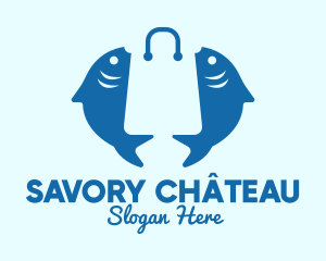 Fish Market Bag  logo design