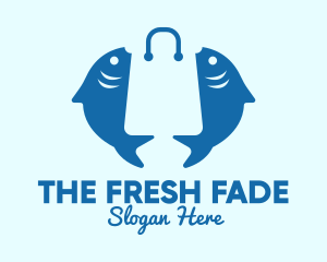 Fish Market Bag  logo design