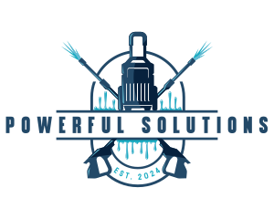 Pressure Wash Cleaning logo design