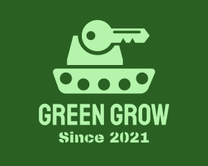 Green Key Tank logo design