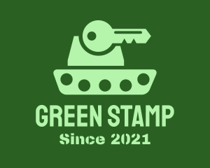 Green Key Tank logo design