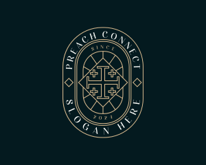 Catholic Cross Fellowship logo design