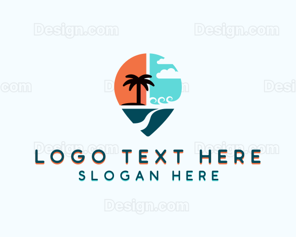 Tourist Travel Destination Logo