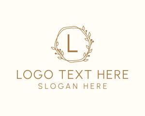 Ornamental Wreath Flower logo