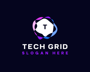 Digital Tech Wave logo design