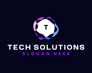 Digital Tech Wave logo design