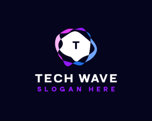 Digital Tech Wave logo design