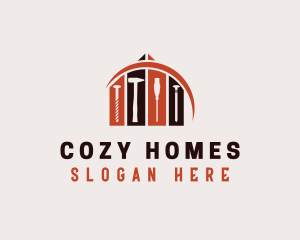 Contractor Home Builder logo design