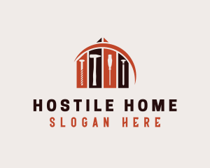 Contractor Home Builder logo design