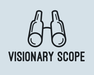 Minimalist Binocular Search  logo