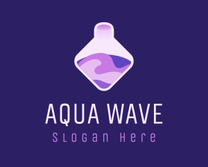 Purple Chemical Potion logo design