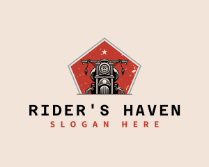 Rider Biker Motorcycle logo design