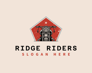 Rider Biker Motorcycle logo design