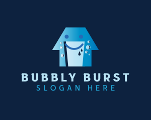 Cleaning Wash Bucket logo design