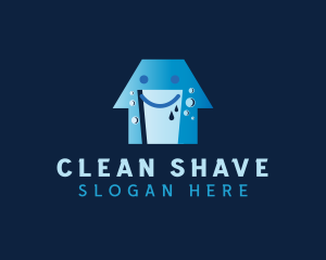 Cleaning Wash Bucket logo design