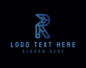 Software Company Letter R logo