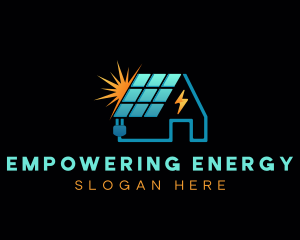 Solar Panel Roof logo design