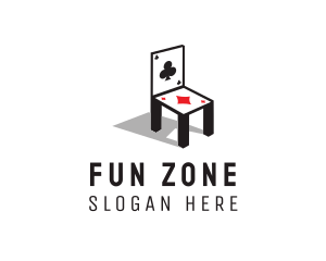 Playing Card Chair logo design