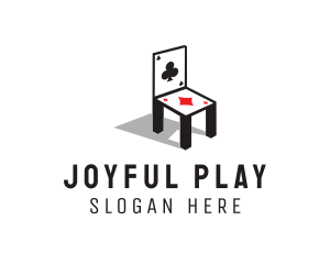 Playing Card Chair logo design