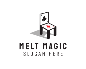 Playing Card Chair logo design