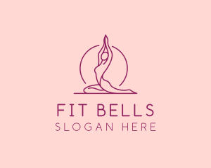 Yoga Woman Fitness logo design