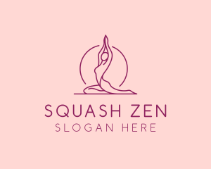 Yoga Woman Fitness logo design