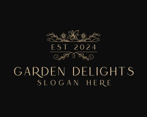 Floral Garden Boutique logo design