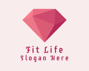 3D Pink Diamond Jewelry  Logo