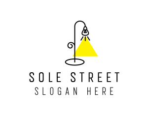 Simple Retro Street Light logo design